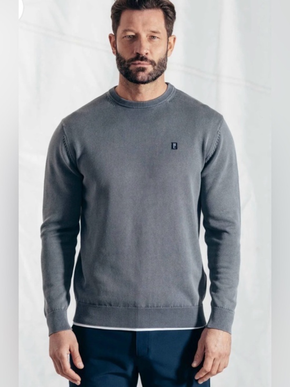 NWT Henri Lloyd Men's Crewneck Sweater - Navy Blue size L